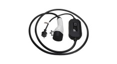 VHBW Cablu de &icirc;ncărcare pentru mașină electrică, hibridă Plug-In - cablu de la tipul 2 la priză Euro, monofazat, 16 A, 3,5 kW, 3 m