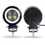 Proiector Led, 7D Optic, 20W, 12V-24V, 7.5CM, Rotund, Pentru ATV, Jeep, Moto, Spot HAL453, General