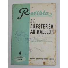 REVISTA DE CRESTEREA ANIMALELOR , NR. 4 , APRILIE , 1979
