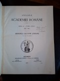 Analele Academiei Rom&acirc;ne, seria II, tomul XXXV - Academia Rom&acirc;nă