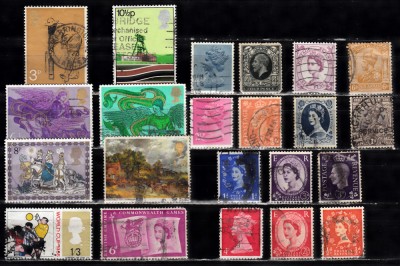 A7 T1 58 - Timbre foarte vechi - Anglia - Marea Britanie si colonii foto