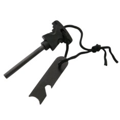 Amnar pentru camping DEPOX&reg;, Best Survival, otel inoxidabil, 11.5 cm, negru