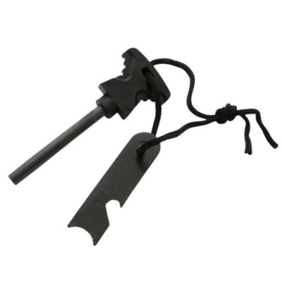 Amnar pentru camping DEPOX&amp;reg;, Best Survival, otel inoxidabil, 11.5 cm, negru foto