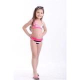 Costum de Baie Copii cu Volănaș și Fundiță, Esli Emma - Roz, 122-128 (60)