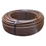 Tub plin ( negăurit ) picurare maro, colac 50m NORMA