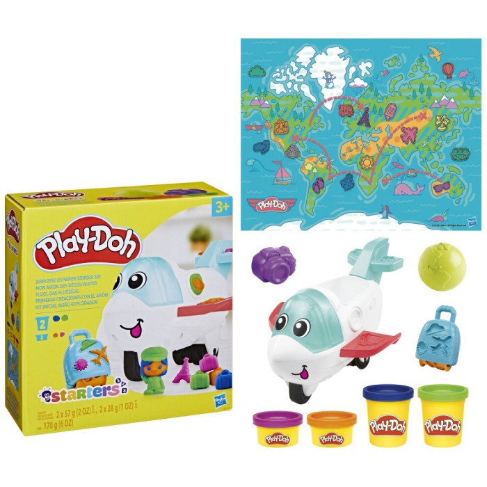 PLAY-DOH STARTERS CALATORESTE CU AVIONUL