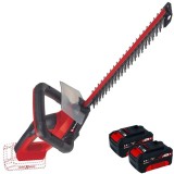 Einhell GC-CH 18/40 Li PXC + Twinpack - Masina de tuns gard viu 47.5 cm + Set 2 acumulatori Li-Ion 18 V 4 Ah
