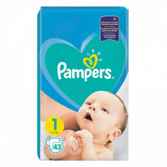 Scutece Pampers New Baby Mini, marimea 1, 43 bucati/pachet foto