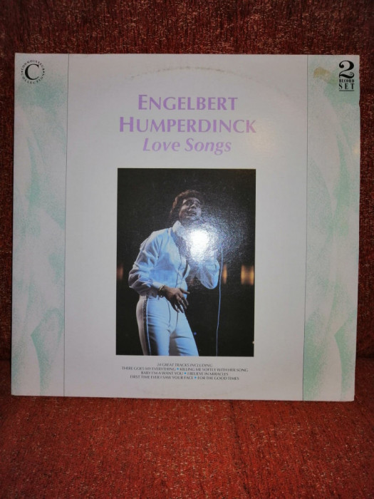 Engelbert Humperdinck Love Songs 2LP gatefold 1988 UK vinil vinyl