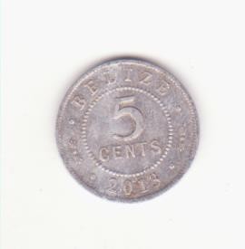 Belize 5 cenți 2013 - KM# 34a, KM# 115