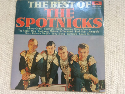 the spotnicks the best of disc vinyl lp muzica surf rock instrumental polydor vg foto