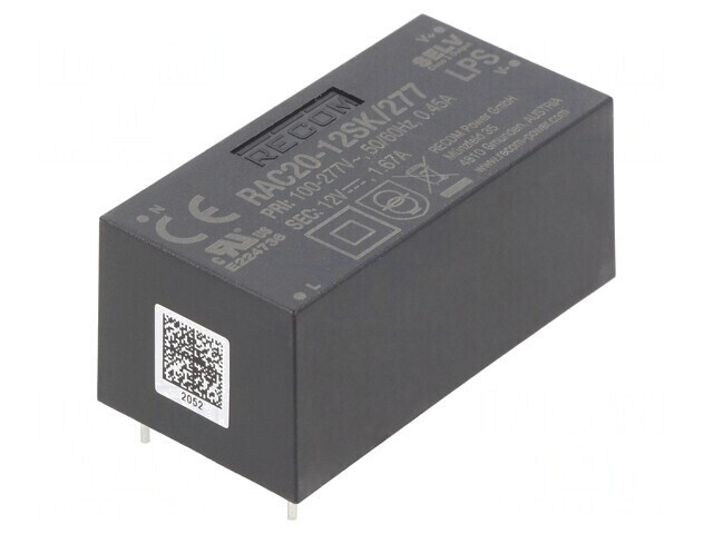 Convertor AC/DC 20W 12VDC