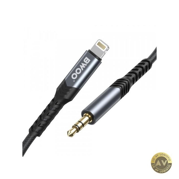 Cablu Audio Lightning - 3.5mm BWOO BO-AUX068 1.2m Negru