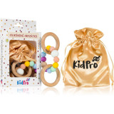 KidPro Teether &amp; Rattle Fruit Mix jucărie pentru dentiție cu zornăitoare Rainbow 1 buc