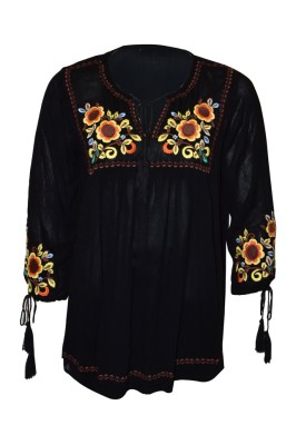 Bluza casual dama RFN, marime S, negru foto