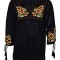Bluza casual dama RFN, marime S, negru