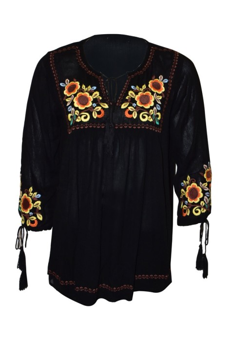 Bluza casual dama RFN, marime S, negru