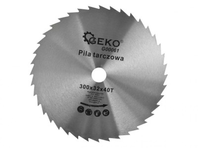 Disc circular pentru lemn 300x32x40T, Geko G00061 foto