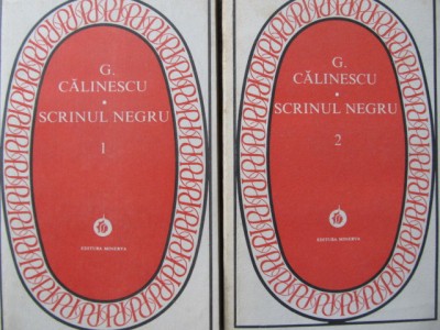 Scrinul negru (2 vol.) - G. Calinescu foto