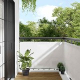 vidaXL Paravan de balcon, alb, 90x800 cm, 100% poliester oxford 4000096