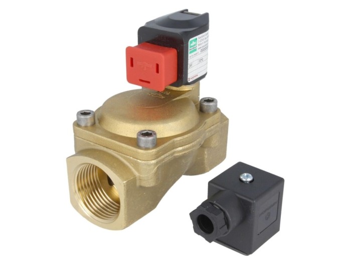 Ventil electromagnetic alamă IP65