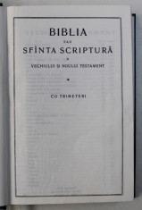 BIBLIA SAU SFANTA SCRIPTURA A VECHIULUI SI NOULUI TESTAMENT - CU TRIMETERI , 1994 foto