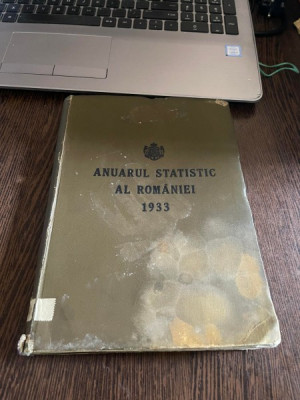 Anuarul statistic al Romaniei (1934) foto
