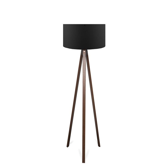 Lampă de podea PWL-1059 pakoworld &Aring;27 Nuc D38x140cm