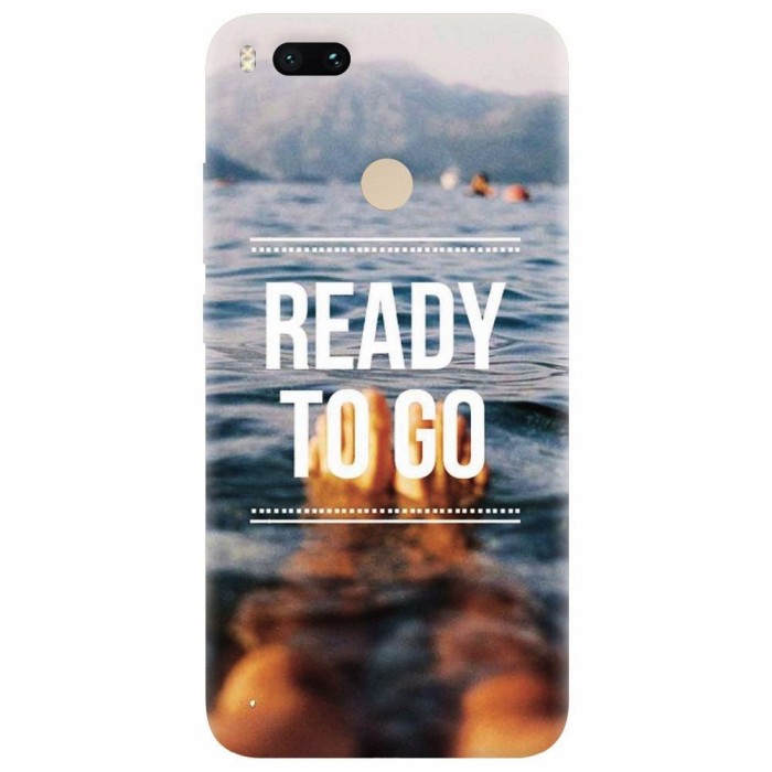 Husa silicon pentru Xiaomi Mi A1, Ready To Go Swimming