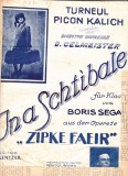 AS - PARTITURA - IN A SCHTIBALE - BORIS SEGALL, pentru voce si pian