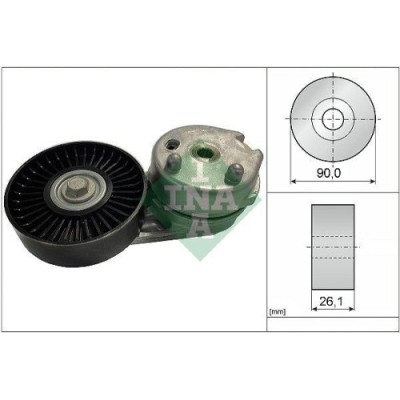 Intinzator curea Land Rover Discovery 3 (L319), Discovery 3 Van (L319), Discovery 4 (L319), Discovery 4 Van (L319), Range Rover 4 (L405), Range Rover foto