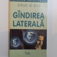 GANDIREA LATERALA de EDWARD DE BONO, 2003 *PREZINTA HALOURI DE APA