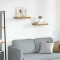 vidaXL Raft de perete 2 pcs Bej 40 x 23,5 x 4 cm Lemn compozit 42019984