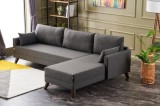 Cumpara ieftin Colțar dreapta Bella Antracit 275x85x81 cm