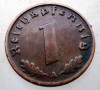 B.020 GERMANIA 1 REICHSPFENNIG 1937 A, Europa, Bronz