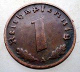 B.020 GERMANIA 1 REICHSPFENNIG 1937 A, Europa, Bronz