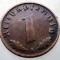 B.020 GERMANIA 1 REICHSPFENNIG 1937 A