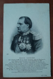 Printul Napoleon Bonaparte, portret gravura alb negru tip carte postala
