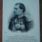 Printul Napoleon Bonaparte, portret gravura alb negru tip carte postala