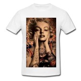 Tricou &quot; Marilyn Monroe tattoo art &quot;