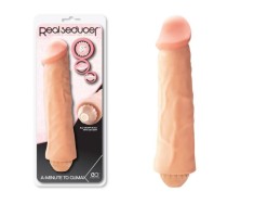 Vibrator clasic realist , cu 10 functii de vibratie REAL SEDUCER Flexible foto