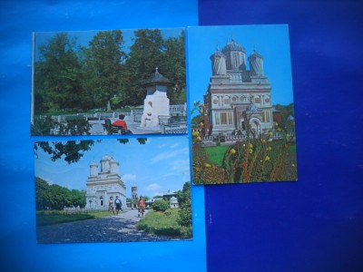HOPCT LOT 2096 CURTEA DE ARGES ARGES -3 CARTI POSTALE-CIRCULATE foto