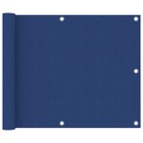 Prelata Balcon Albastru 75x400 cm Impermeabila vidaXL, Protectie UV, Oxford, Copertina Balcon, Paravan vant