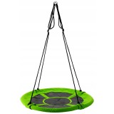 Leagan cuib Sersimo G-Line 100 cm, inaltime reglabila, 150 kg, verde-negru