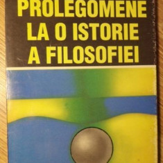 PROLEGOMENE LA O ISTORIE A FILOSOFIEI-DANA-VICTORIA SAVU