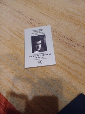 Ion Deaconescu - Dacă m-aș fi aruncat &amp;icirc;n Sena... Convorbiri cu Emil Cioran / Jon Deakonesku - Da sam se bacio u Senu... Razgovori sa Emilom Sioranom foto