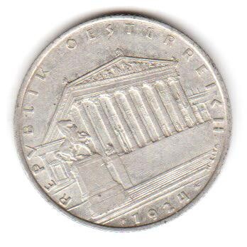 AUSTRIA 1 SCHILLING SILING 1924