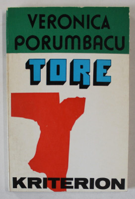 TORE ( PORTILE ) von VERONICA PORUMBACU , TEXT IN LIMBA GERMANA , 1975 , DEDICATIE * foto