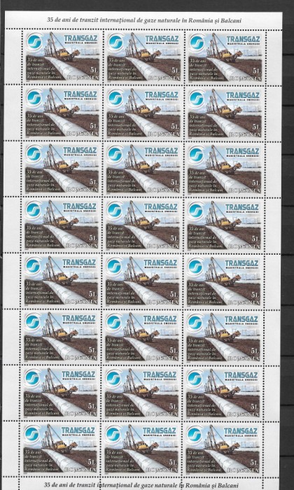 ROMANIA 2009 - TRANSGAZ , COALA DE 24 MARCI, REDUCERE, MNH - LP 1848