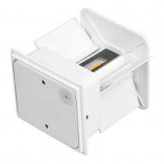 Aplica LED De Perete Interior/Exterior Techstar®, Putere 6W, Culoare Lumina 3000K, 1100 Lm, 10x10 Cm, IP 65, Alb